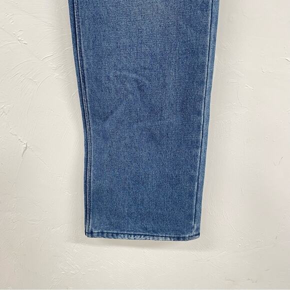 Volcom Kinkade Regular Straight Light Wash Womens Jeans 34 Blue High Rise Denim - Picture 3 of 13